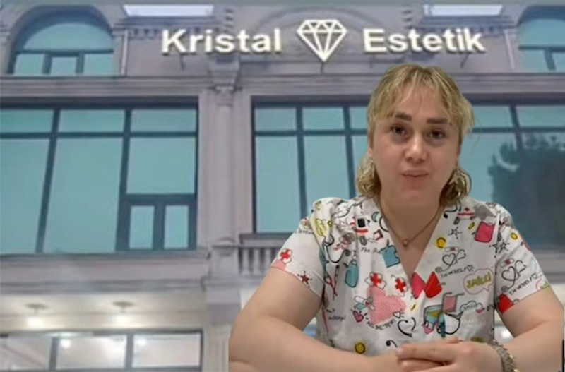 “Kristal Estetik” ali tibb təhsili olmayan qadını kosmetoloq kimi işlədirmiş