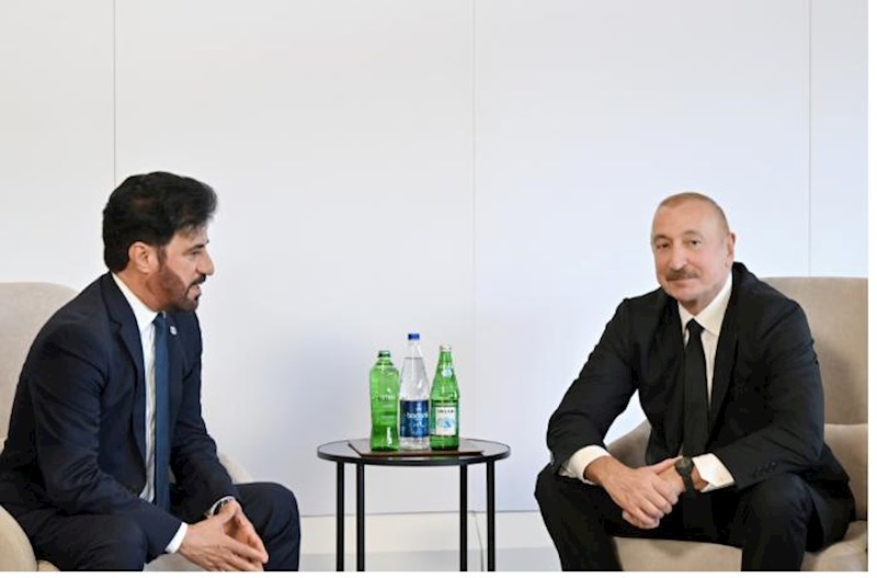 Prezident Məhəmməd Ben Sulayemlə görüşdü – Fotolar